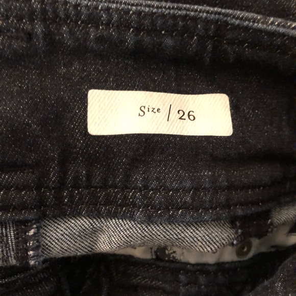 Anthropologie Pilcro | Front Seam High Rise Straight cropped leg Jeans Size 26 - Picture 9 of 10
